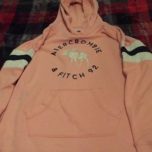 Pink Abercrombie kids sweatshirt